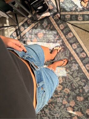 Madewell Light Blue Cutoff Denim Shorts